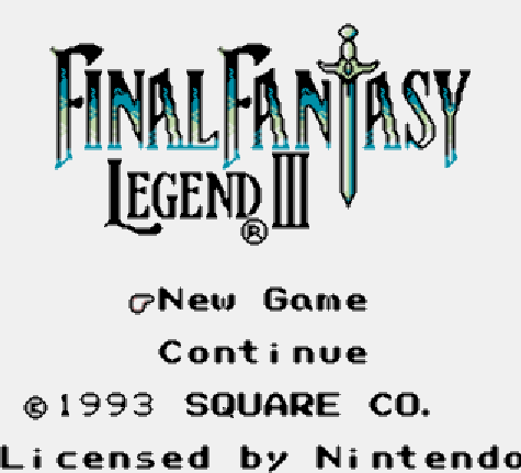 스퀘어 (Square) - 파이널 판타지 레전드 3 북미판 Final Fantasy Legend III USA (게임보이 - GB)