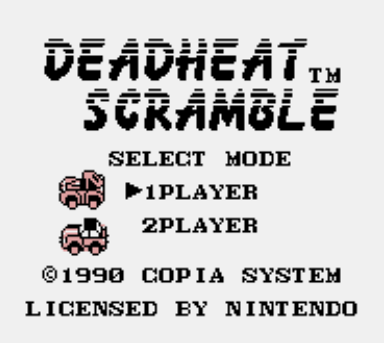 GB - Dead Heat Scramble (게임보이 / ゲームボーイ 게임 롬파일 다운로드)