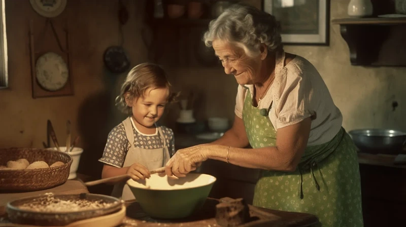 달콤한 달고나와 함께하는 영어회화: 할머니와 아이의 특별한 시간