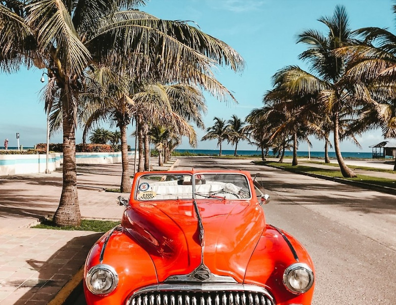 카리브해 서북쪽 해안 쿠바의 작은 휴양지 카요 라르고 델 수르