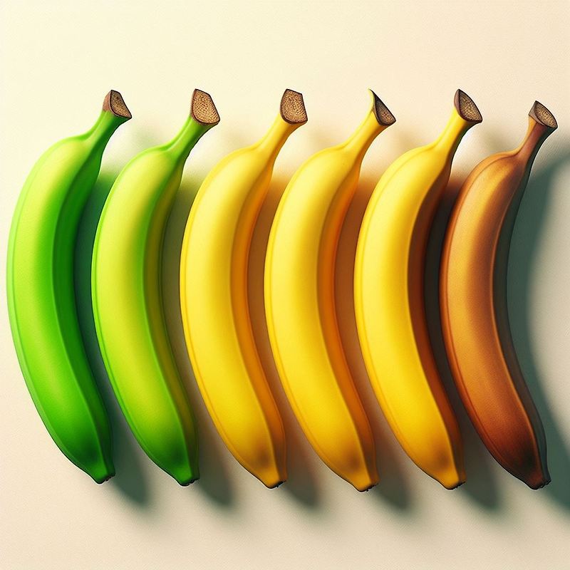 색깔별로 다른 바나나 건강 효과
