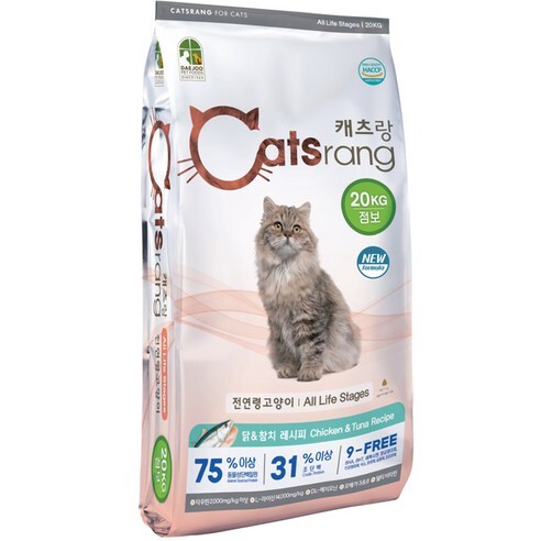 캐츠랑 NEW 올라이프 고양이 건식사료 (전 연령)의 제품 사용 후기