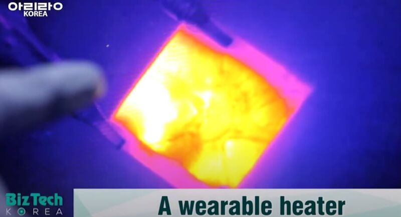 한국 태국 연구팀, 전도성 높은 섬유 기반 웨어러블 히터 만들어 ㅣ 옷처럼 입을 수 있는  전기 히터 VIDEO:Researchers Develop Wearable Electric Heater