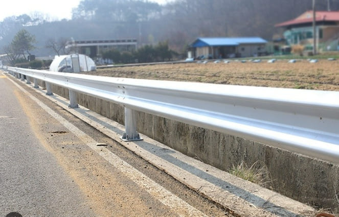 인도 고속도로에 설치된 세계 최초 대나무 가드레일 VIDEO: World's first bamboo-made crash barrier installed on Indian highway