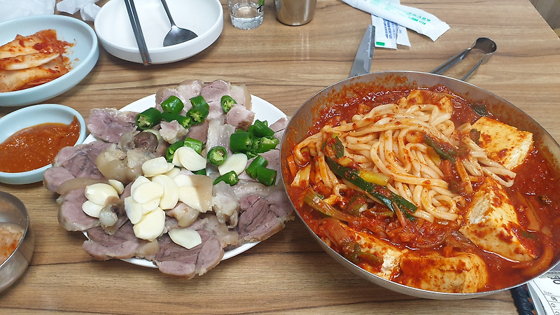 대전을 다시 찾은 이유, 두루치기와 수육이 유명한 광천식당