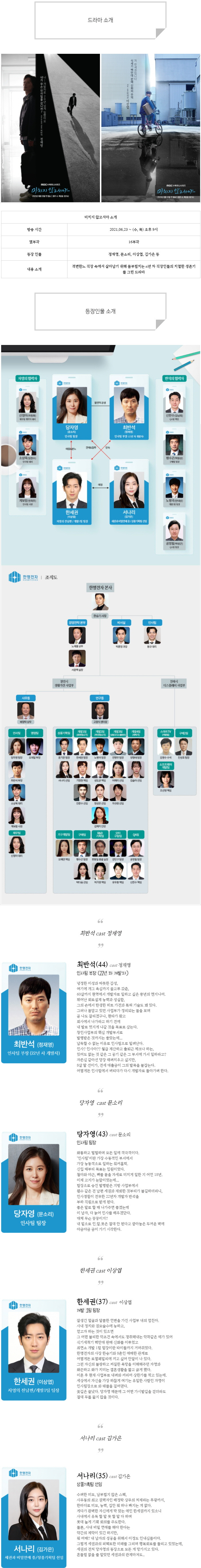 [수목드라마] 미치지 않고서야 인물관계도, 몇부작, 정보 소개