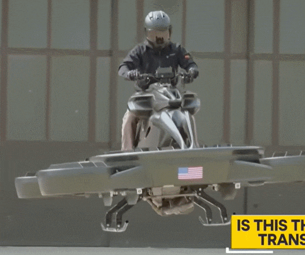 세계 최초의 하늘을 나는 자전거?  VIDEO: World’s first flying bike