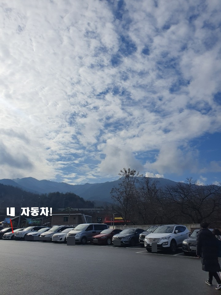 강릉 커피공장 테라로스 하늘