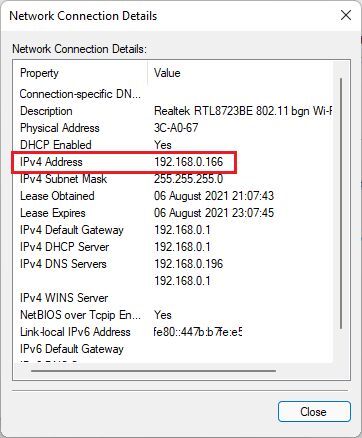 윈도우11 IP주소 찾는방법