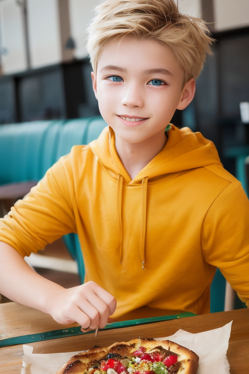 [Boy-189] Free illustration image of male character in blonde wall, Ai picture of restaurant background, Ai picture of restaurant background, and Ai image of restaurant background