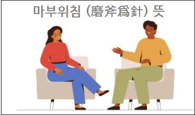 마부위침 (磨斧爲針) 뜻 마부위침 유래