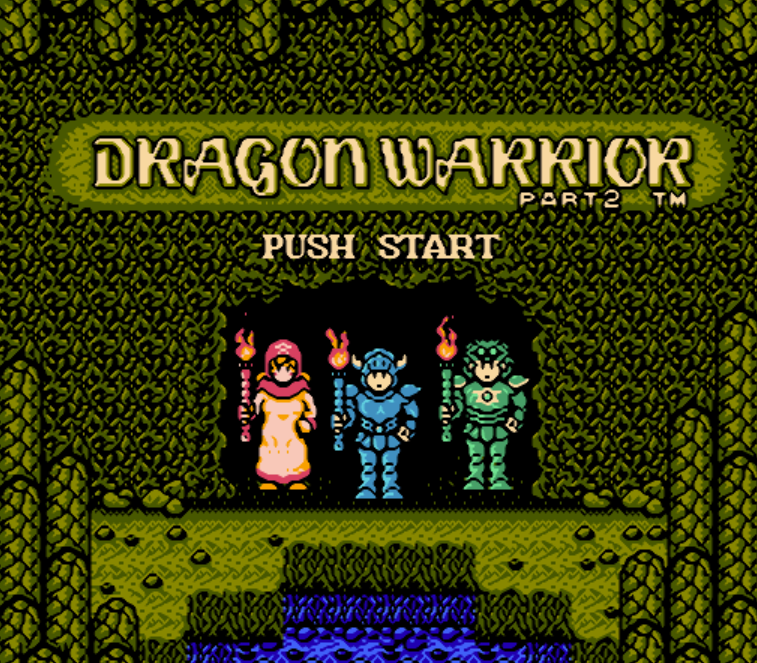 에닉스 (Enix) - 드래곤 워리어 파트 2 북미판 Dragon Warrior Part 2 USA (패미컴 - FC / NES - 롬파일 다운로드)