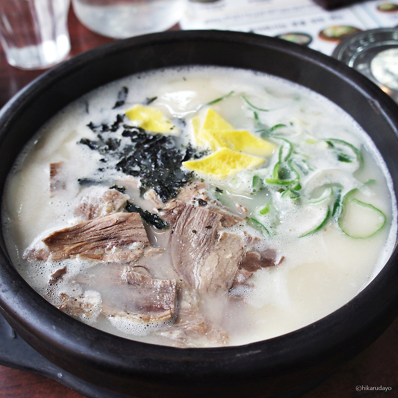 백석역 설렁탕 맛집 신선설농탕 떡국 한그릇 했다