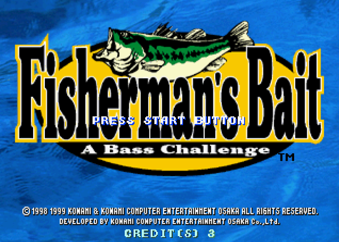 Konami - 피셔맨스 베이트 배스 챌린지 북미판 Fisherman's Bait A Bass Challenge USA (플레이 스테이션 - PS - iso 다운로드)