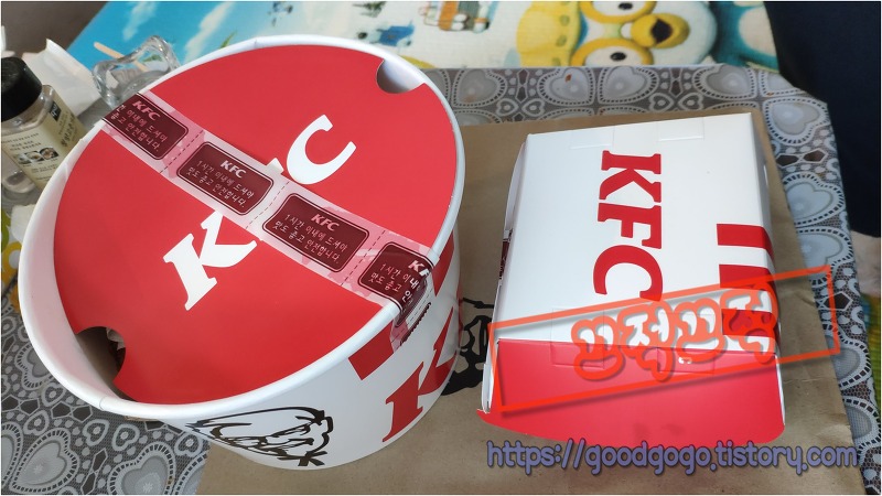 KFC - 갓쏘이치킨 8조각, 도넛버거