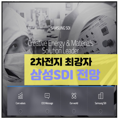 삼성sdi 주가 시세 전망 차트분석