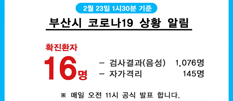 부산 확진자 동선 공개