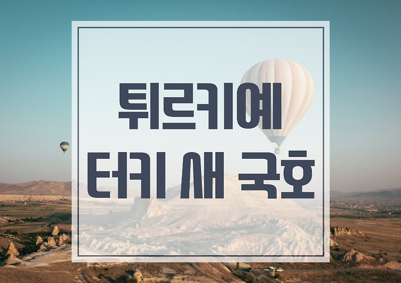 튀르키예 터키의 새로운 이름 왜 바뀌게 된걸까?