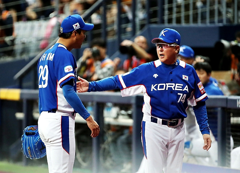 야구 중계방송 한국 미국 프리미어12