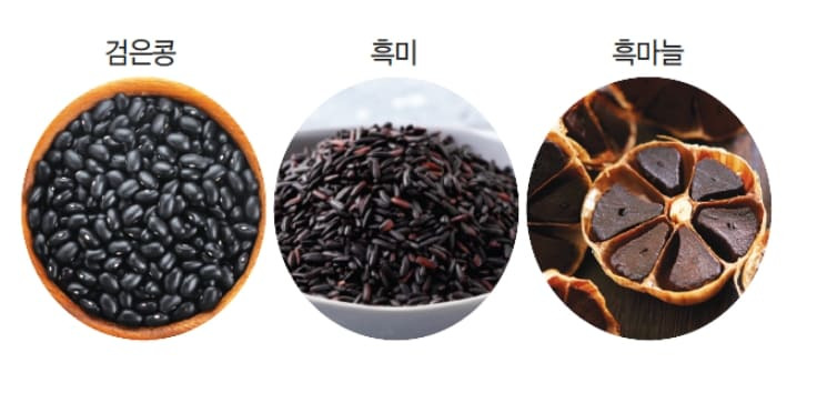 블랙푸드(black food)...검은 콩 흑미가 그렇게 좋다는데...