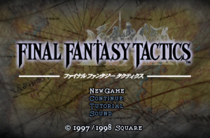 SQUARE - 파이널 판타지 택틱스 북미판 Final Fantasy Tactics USA (플레이 스테이션 - PS - iso 다운로드)