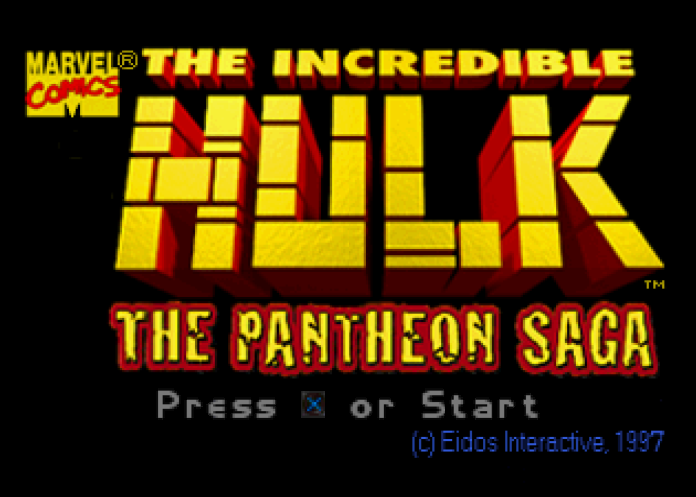 Eidos Interactive - 인크레더블 헐크 판테온 사가 북미판 The Incredible Hulk The Pantheon Saga USA (플레이 스테이션 - PS - iso 다운로드)