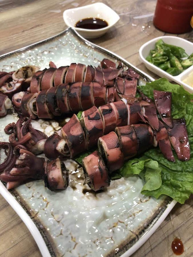 오징어가 돌아왔어요~ 주문진 수산시장 오징어회, 오징어 통찜!