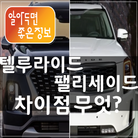 텔루라이드 팰리세이드 차이점