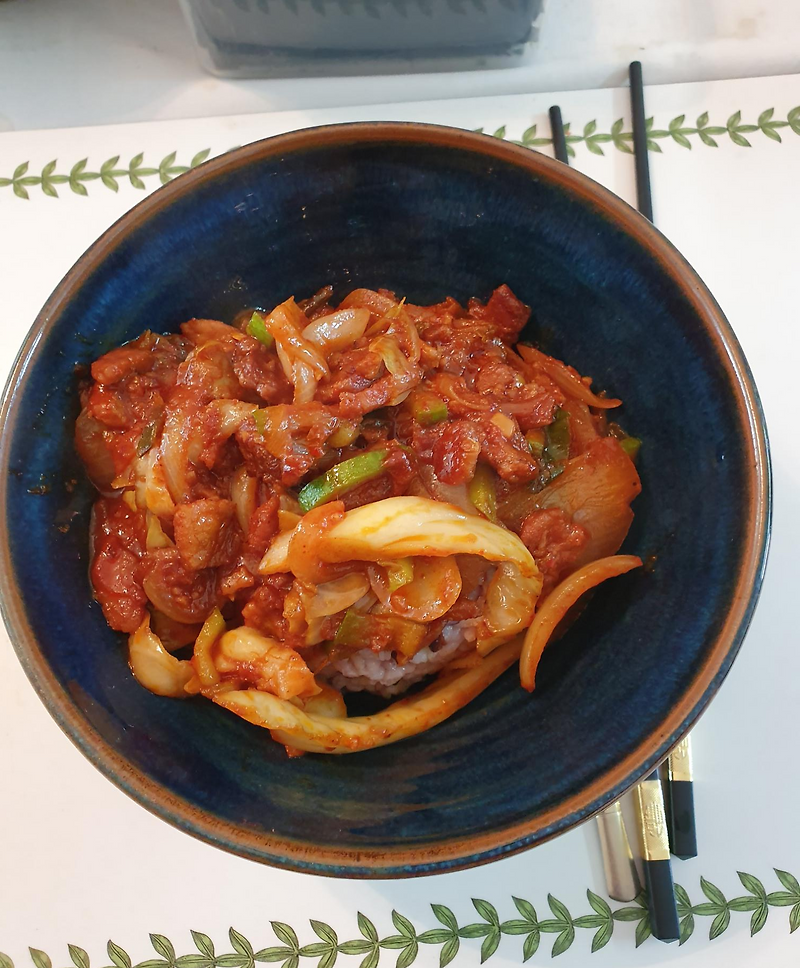 맛남의광장 중화제육면 소스로 만든 중화제육덮밥 만들기!