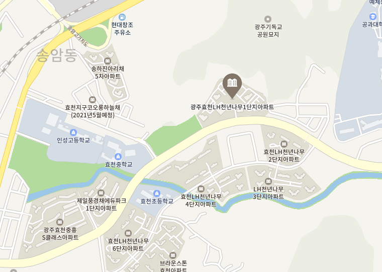 광주광역시 남구 행암동 556, 효우로 262 광주효천LH천년나무1단지아파트 보증금 금리