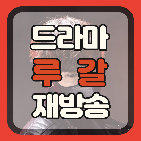드라마 루갈 인물관계도 및 재방송 보는 방법