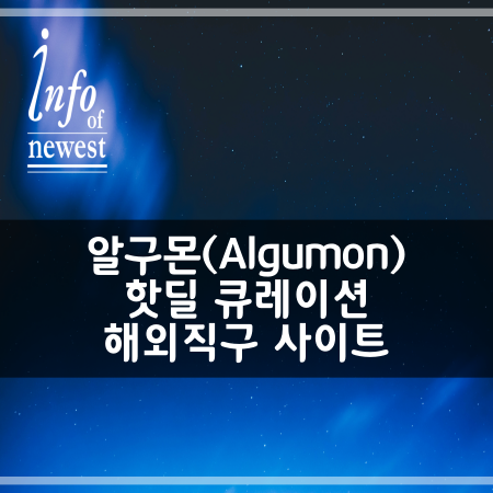 알구몬(Algumon) - 핫딜 큐레이션 해외직구 사이트