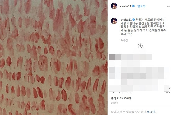 최자 설리 추모 최자 인스타그램 악플 테러