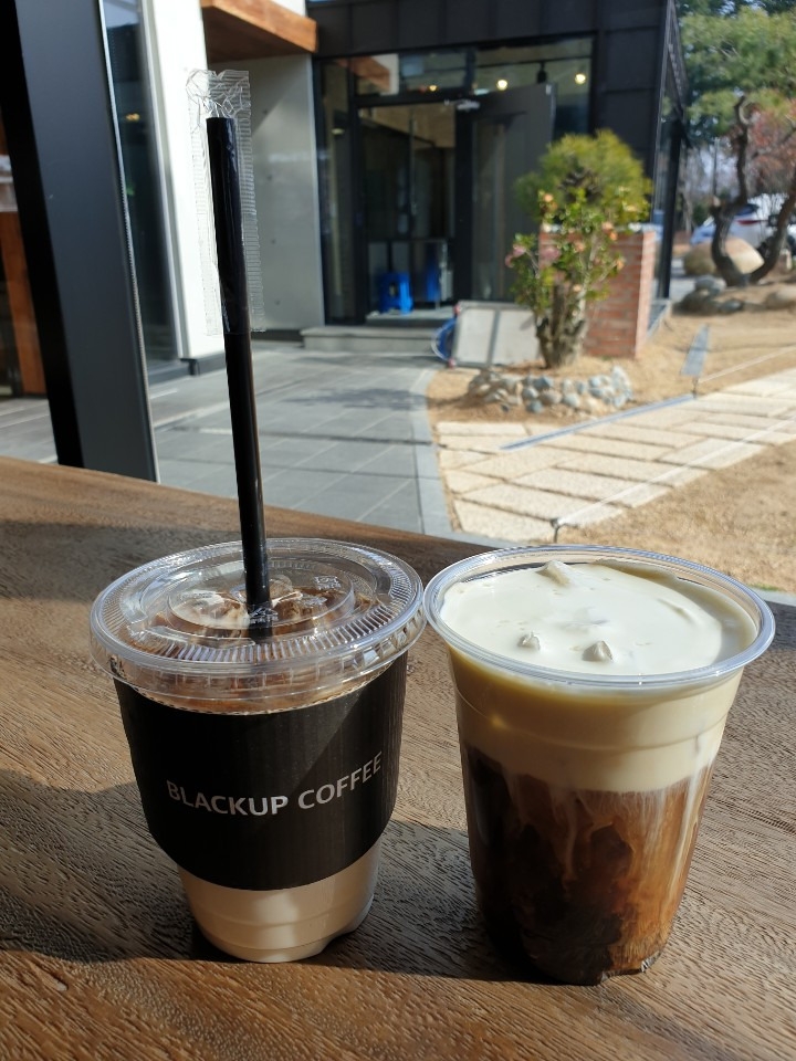 양산 블랙업 커피카페 해수염, 해수염 커피 만들기