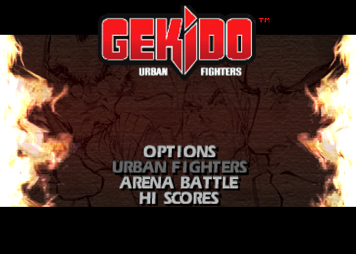 Infogrames - 게키도 어반 파이터즈 북미판 Gekido Urban Fighters USA (플레이 스테이션 - PS - iso 다운로드)