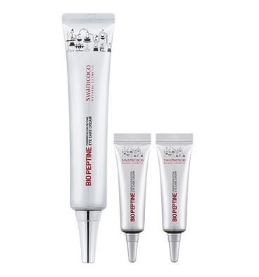 주름개선 추천 스와니코코 펩타이드 아이크림 튜브 45ml + 펩타이드 아이크림 미니 5ml x 2p 세트