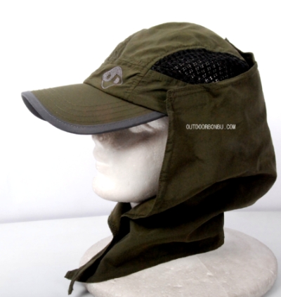 국제캠프 아웃도어 디자인 모자 넥매쉬 판매합니다.