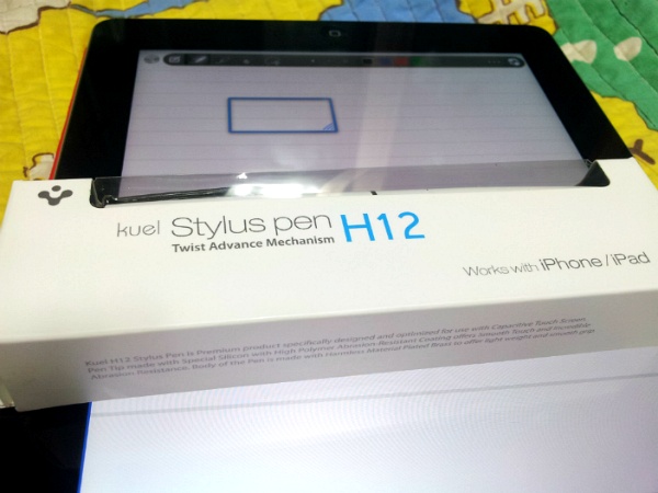 SGP  Kuel Stylus pen H12 사용기(with Apple New ipad)