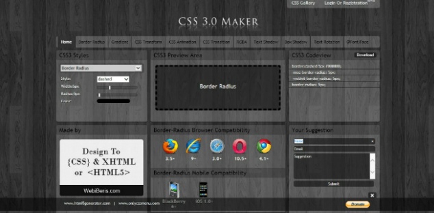 [CSS3] CSS3.0 Maker。