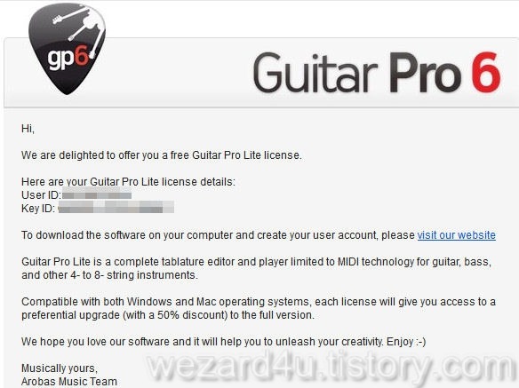 Guitar Pro Lite(기타 프로 라이트) 프로모션