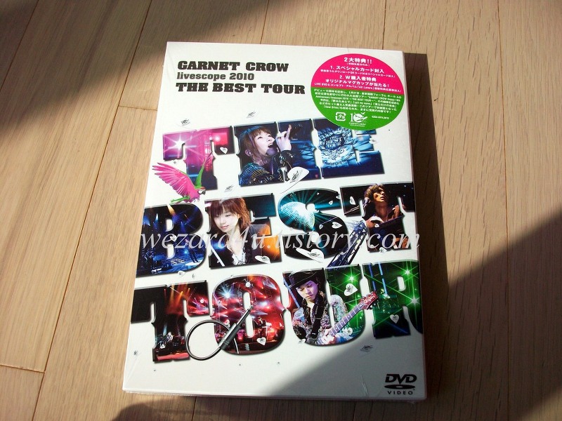 Garnet Crow livecope 2010 THE BEST TOUR DVD과의 만남