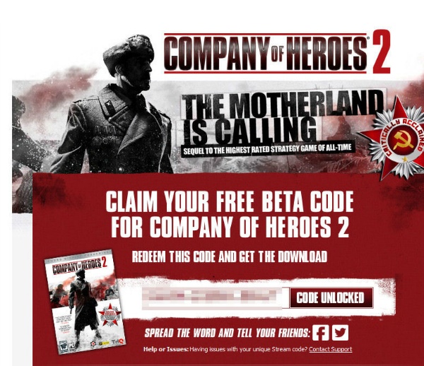 Company of Heroes 2 Closed Beta(컴퍼니 오브 히어로즈 2 클로즈 베타) 공개