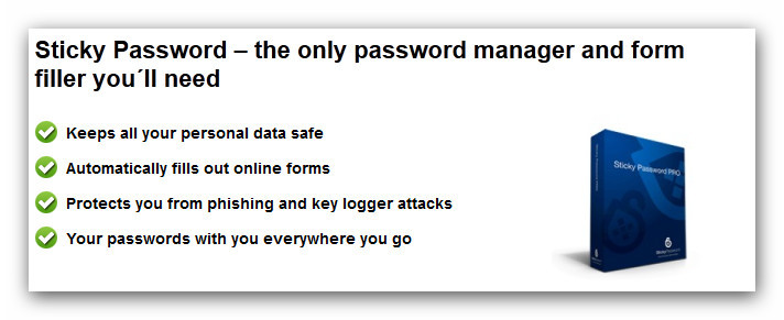 컴퓨터 비빌번호를 보호하는데 도움을 받을수 있는 Sticky Password PRO 1년 라이센스 이벤트