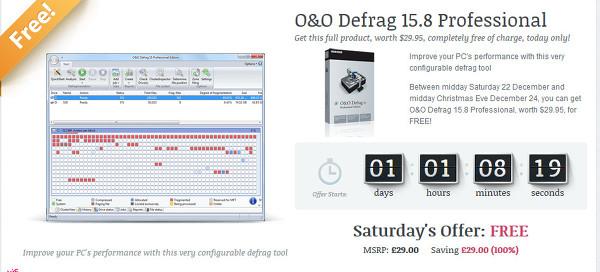 디스크조각모음 프로그램(デフラグ,Disk Defragmenter)O&O Defrag 15.8 Professional 프로모션