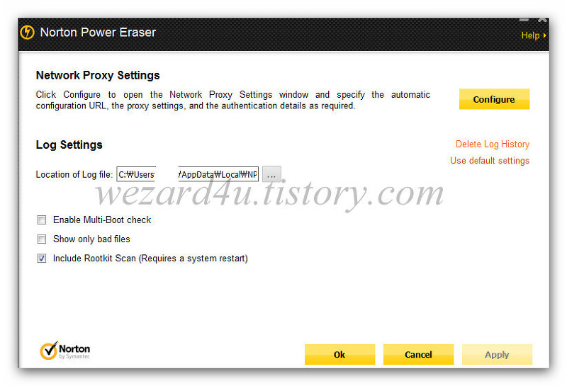 Norton Power Eraser(NPE,노턴 파워 이레이저)사용방법에 대해 간단하게 알아보겠습니다.