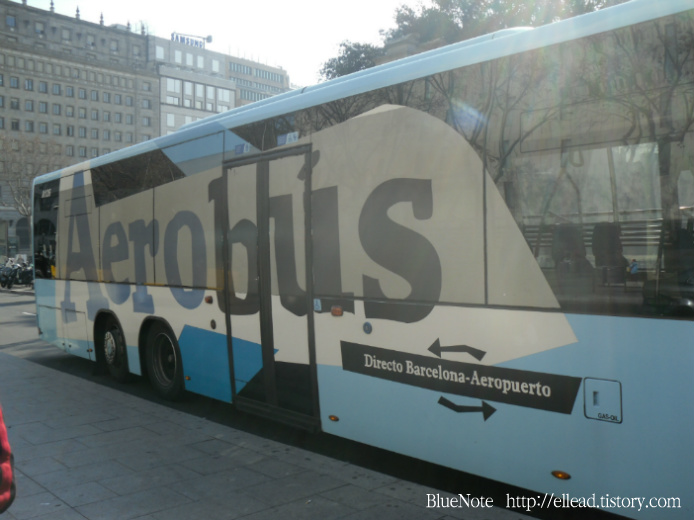 <스페인 바르셀로나 여행> 에어버스(Aerobus)로 바르셀로나 공항에서 시내들어오기