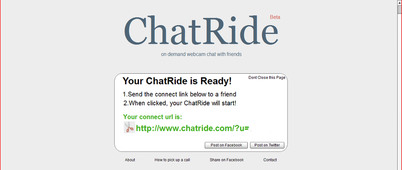 둘이서만 채팅을 할수 있도록도와주는 ChatRide 채팅사이트입니다.