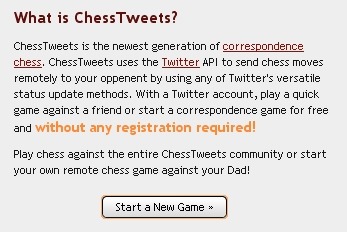 Twitter에서 즐기는 체스게임사이트입니다.