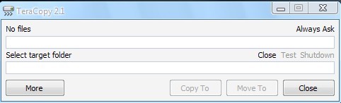 TeraCopy 2.1(테라카피) 파일 복사 이동을 빠르게 윈도우7 호환