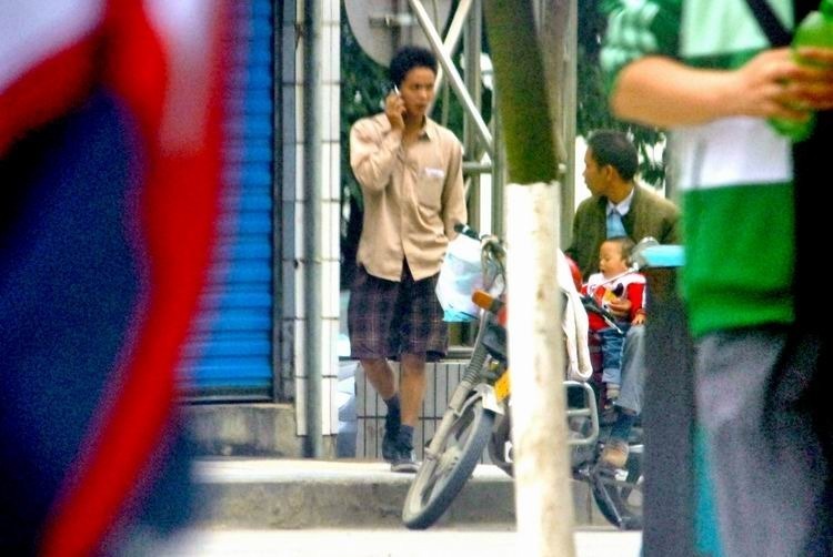 중국 아동 인신매매범 체포현장모습